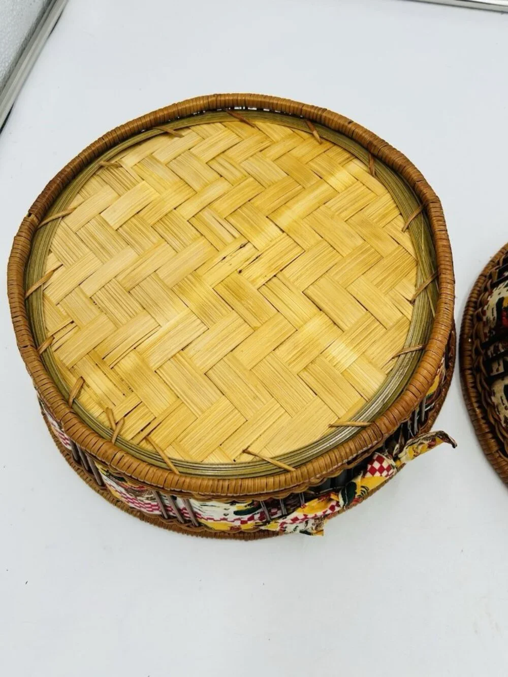 Vintage Country Wicker Rooster Chicken 12